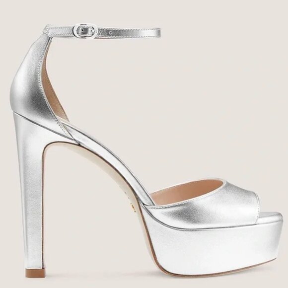 Stuart Weitzman Discoplatform Heels Size 9 - Picture 1 of 11